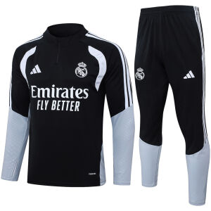 Mens Real Madrid Training Suit Black 2026/27