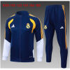 Kids Real Madrid Jacket + Pants Suit Royal 2026/27