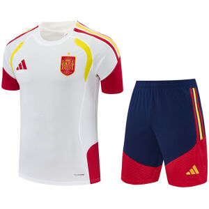 Mens Spain Short Training Suit White 2026