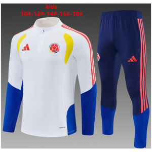 Kids Colombia Training Suit White 2026