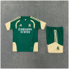 Kids Real Madrid Short Training Suit Green 2026/27