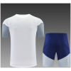 Kids Real Madrid Short Training Suit White 2026/27