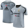 Mens Real Madrid Retro Short Training Grey Jersey 2004/05