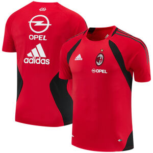 Mens AC Milan Retro Short Training Red Jersey 2005/06