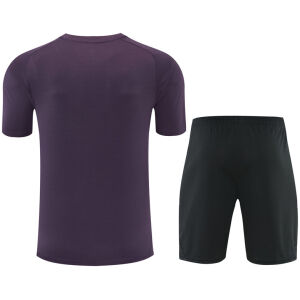 Mens Real Madrid Short Training Suit Purple 2025/26