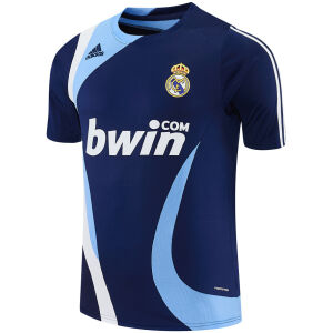 Mens Real Madrid Retro Short Training Royal Jersey 2007/08