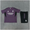 Kids Real Madrid Short Training Suit Purple 2025/26 Kids Real Madrid Short Training Suit Purple 2025/26