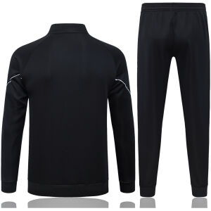 Mens Manchester City Jacket + Pants Training Suit Black 2025/26