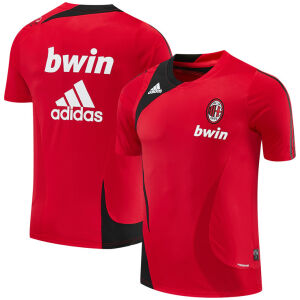 Mens AC Milan Retro Short Training Red Jersey 2007/08