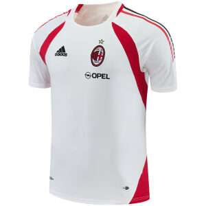 Mens AC Milan Retro Short Training White Jersey 2005/06