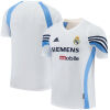 Mens Real Madrid Retro Short Training White Jersey 2003/04