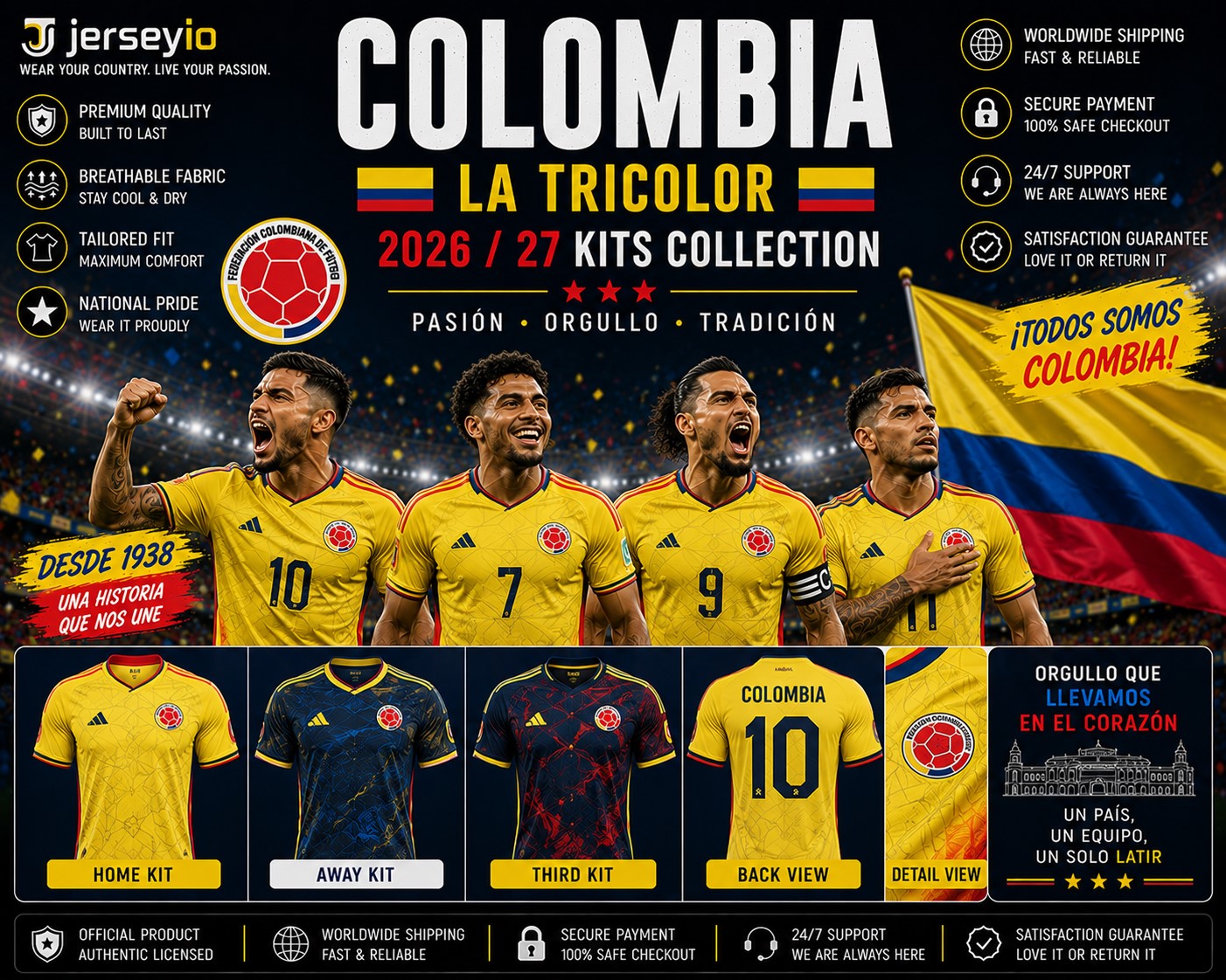 jerseyio Colombia