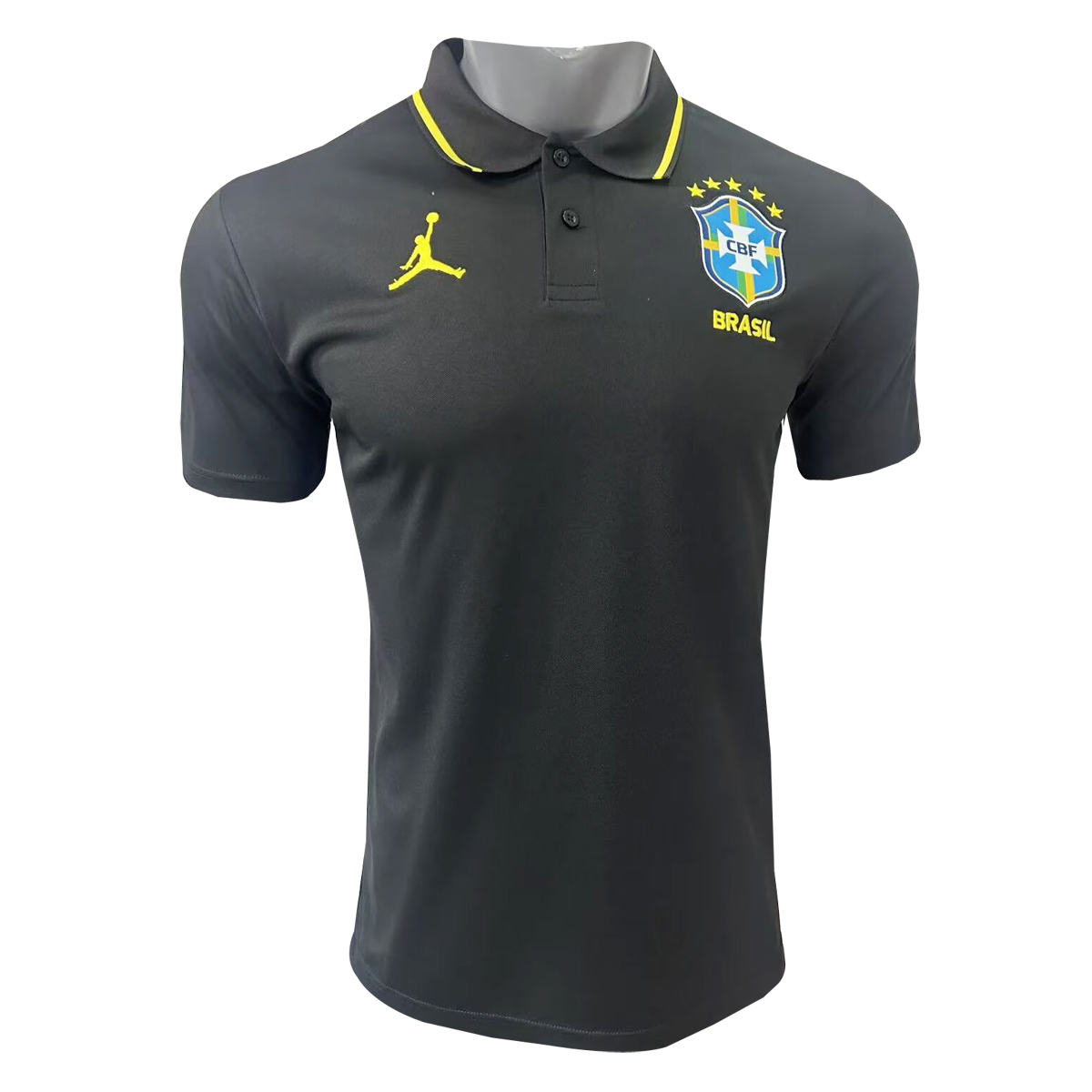 Mens Brazil Polo Shirt Black FIFA World Cup 2026 Mens Brazil Polo Shirt Black FIFA World Cup 2026