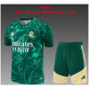 Kids Real Madrid Short Training Suit Green Camouflage 2026/27