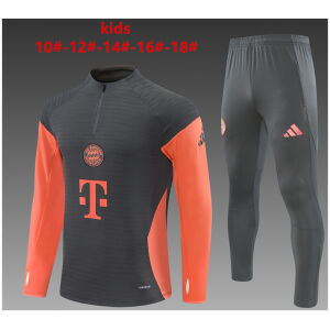 Kids Bayern Munich Training Suit Grey 2025/26
