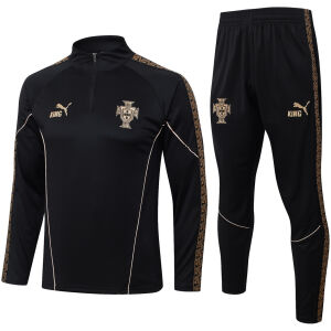 Mens Portugal Training Suit Black 2026