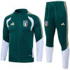 Mens Italy Jacket + Pants Training Suit Green 2026