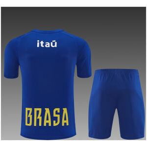 Kids Brazil Short Training Suit Blue 2026