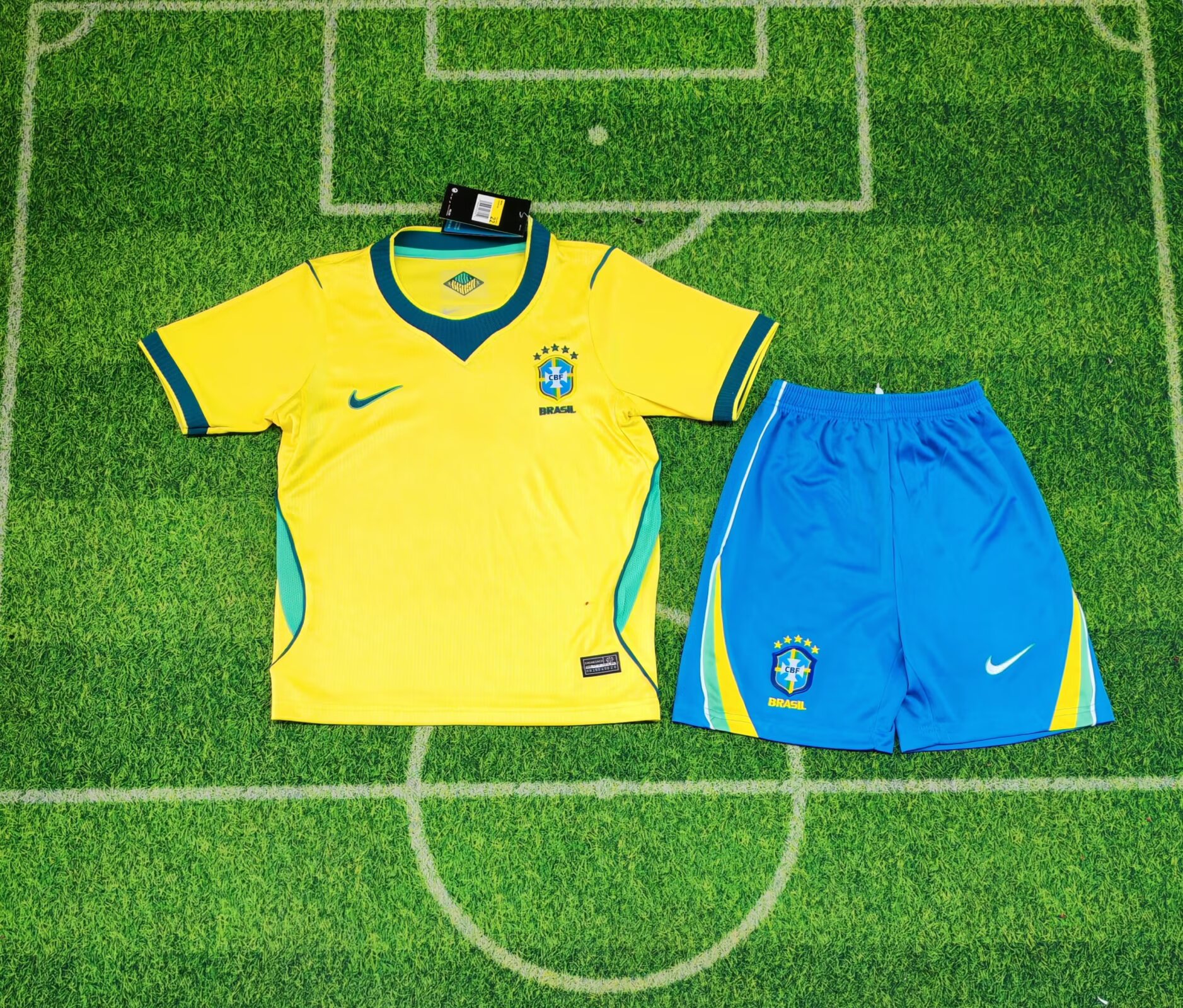 Kids Brazil Home Jersey FIFA World Cup 2026 Kids Brazil Home Jersey FIFA World Cup 2026