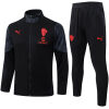 Mens AC Milan Jacket + Pants Training Suit Black 2025/26