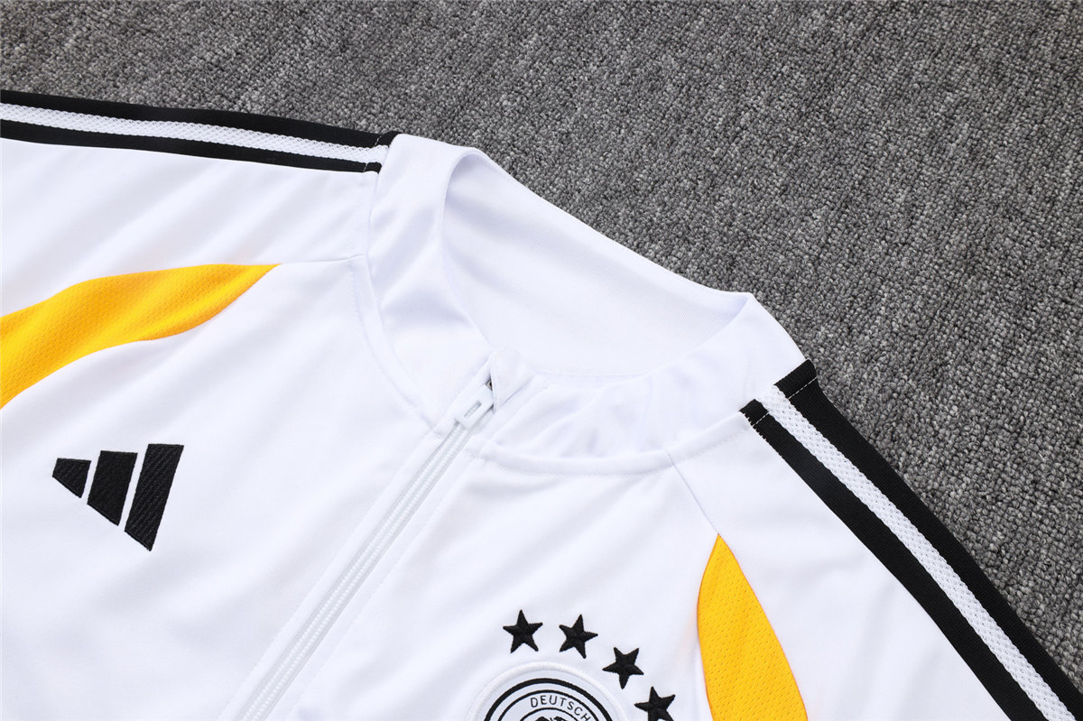 Mens Germany Jacket + Pants Training Suit White 2026 Mens Germany Jacket + Pants Training Suit White 2026