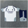 Kids Real Madrid Short Training Suit White 2026/27