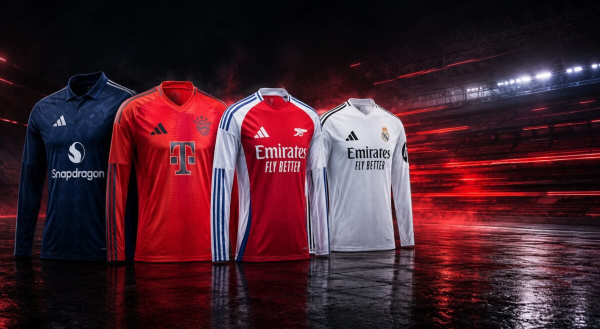 jerseyio Long sleeve soccer jerseys collection featuring affordable soccer jerseys and replica football shirts from top clubs at Jerseyio