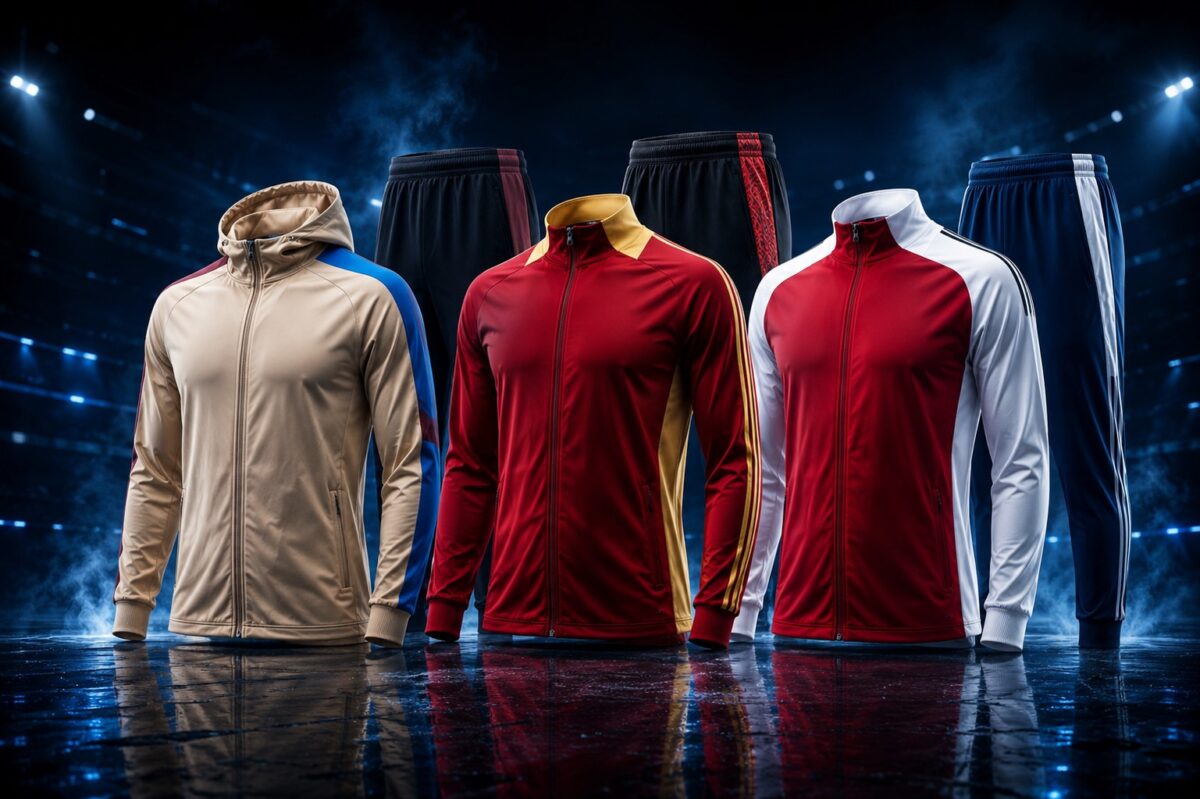 jerseyio Men's training kit collection featuring football training jackets, tracksuits, and affordable soccer jerseys at Jerseyio