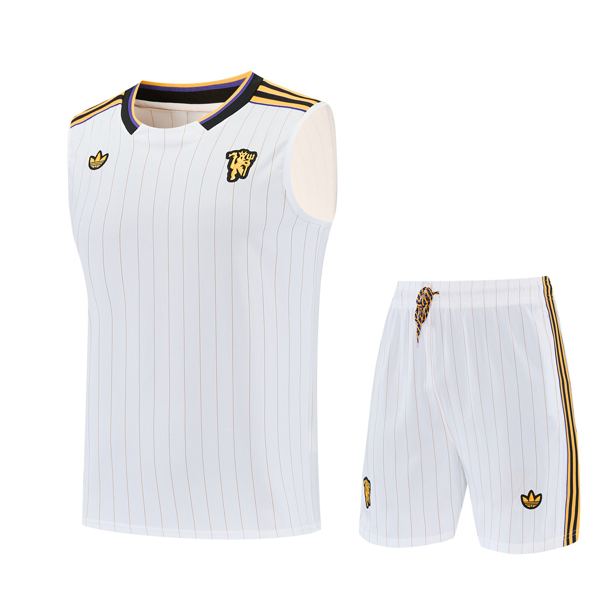Mens Manchester United Singlet Suit White 2025/26 Mens Manchester United Singlet Suit White 2025/26