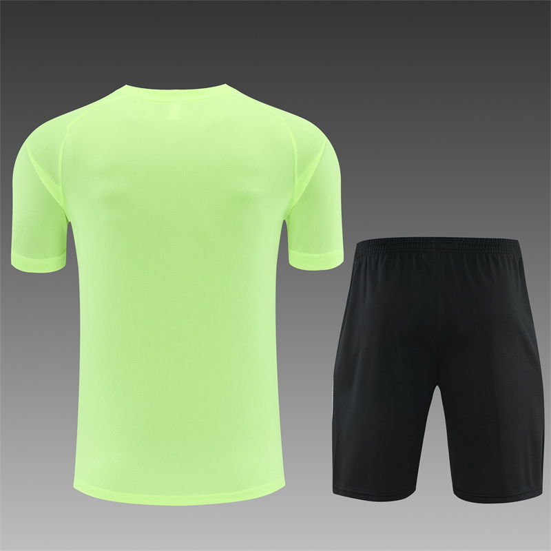 Kids Atletico Madrid Short Training Suit Light Green 2026/27 Kids Atletico Madrid Short Training Suit Light Green 2026/27