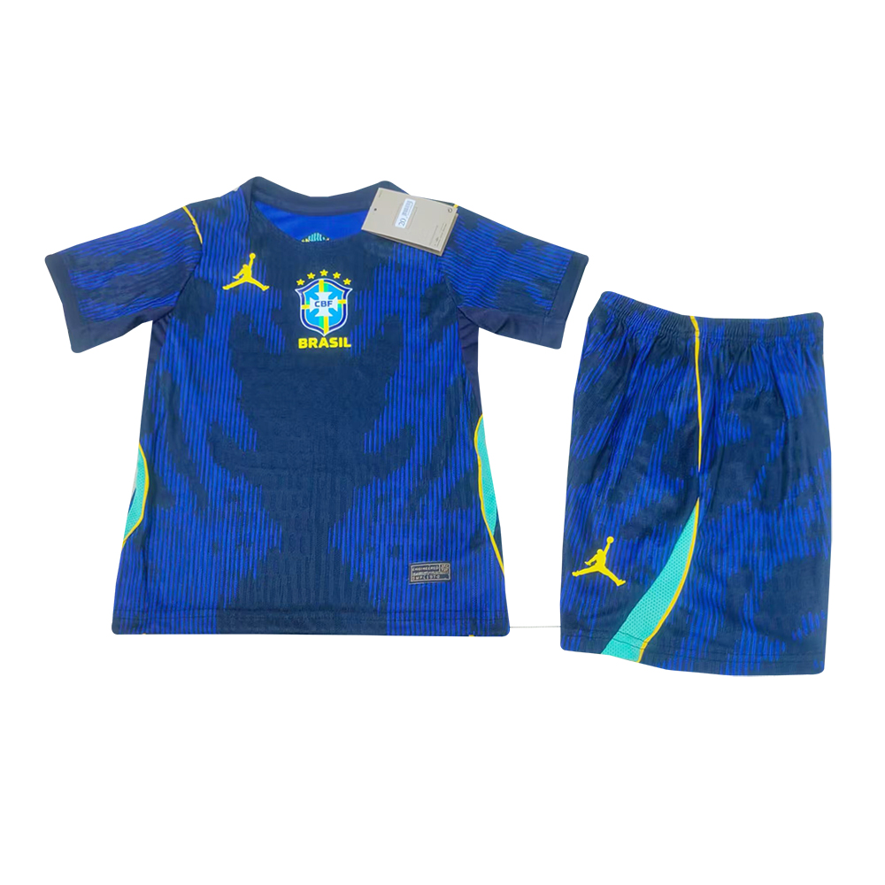 Kids Brazil 2026 World Cup Away Jersey – Match Edition Kids Brazil 2026 World Cup Away Jersey – Match Edition