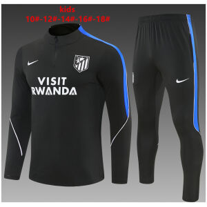 Kids Atletico Madrid Training Suit Black 2026/27