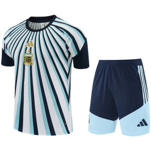Mens Argentina Short Training Suit White 2026-jerseyio