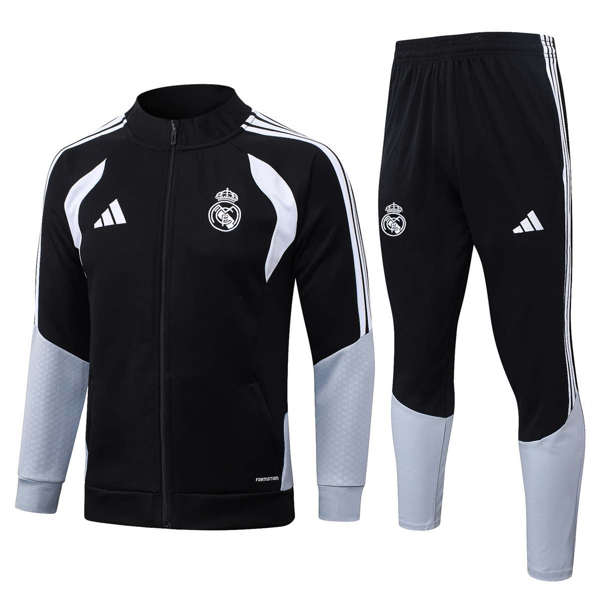 Mens Real Madrid Training Suit Black 2026/27 Mens Real Madrid Training Suit Black 2026/27