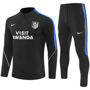 Mens Atletico Madrid Training Suit Black 2026/27