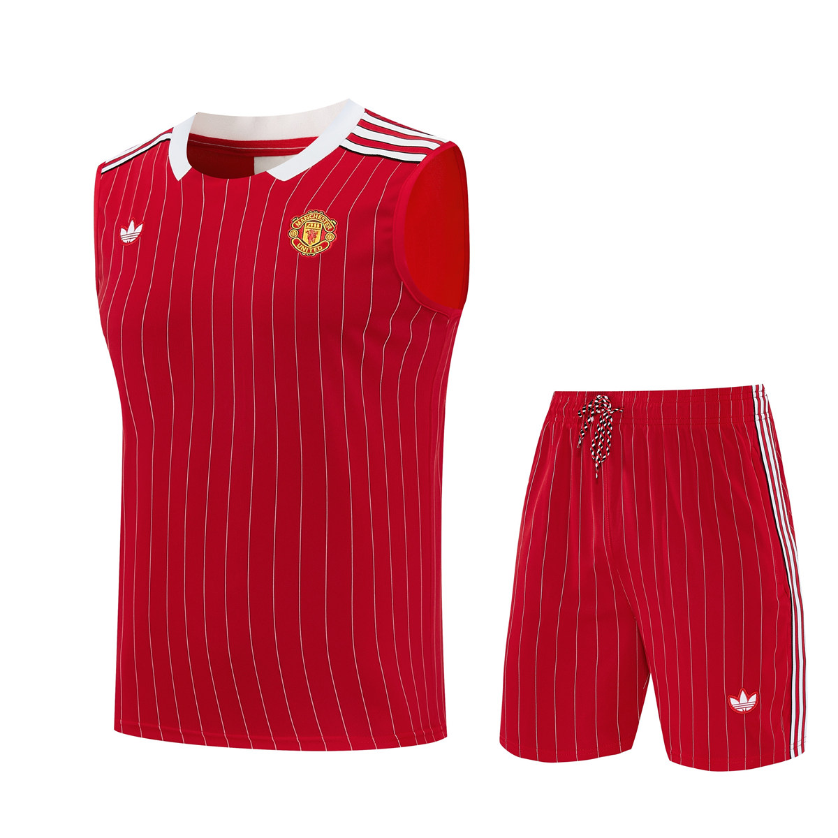 Mens Manchester United Singlet Suit Red 2025/26 Mens Manchester United Singlet Suit Red 2025/26