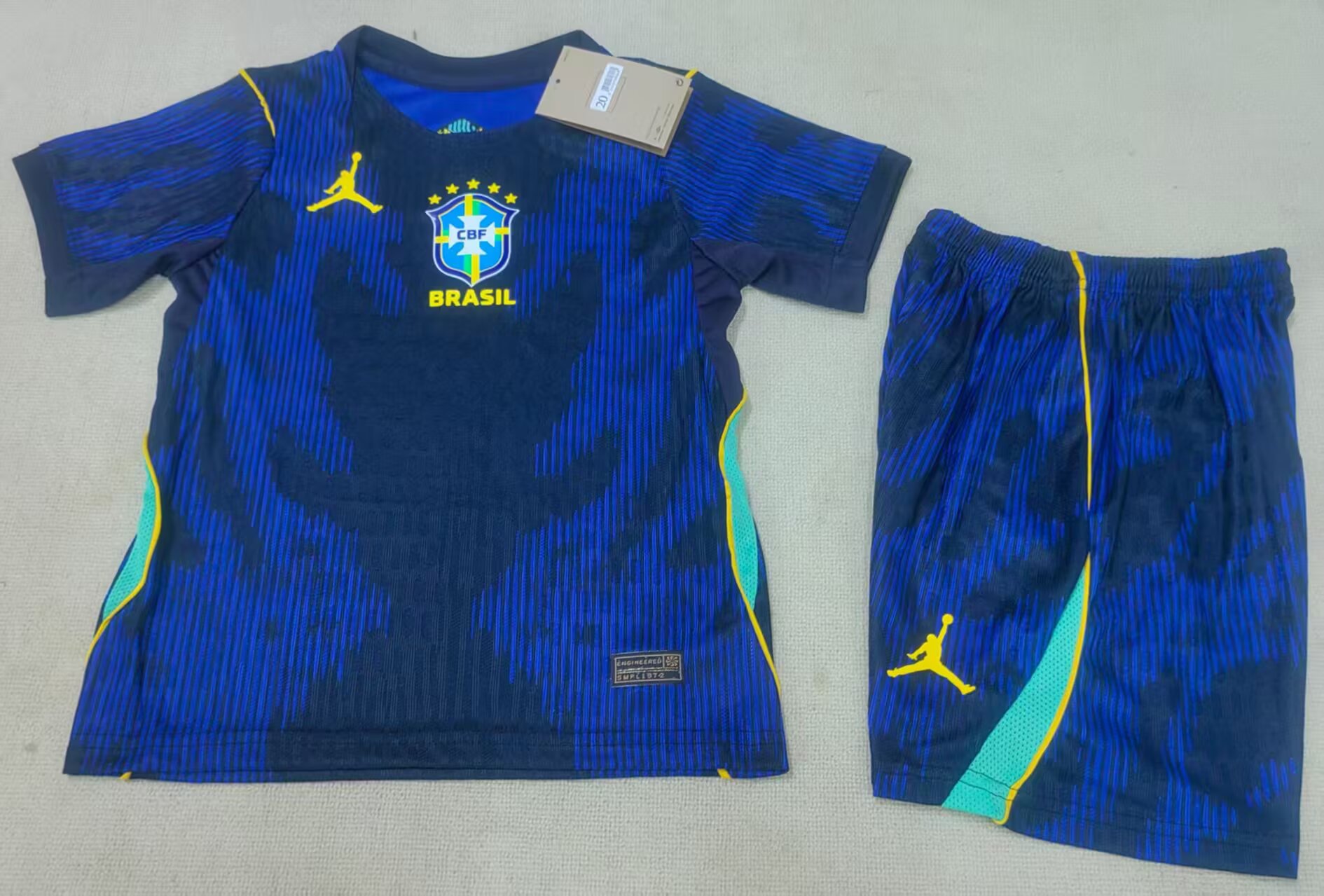 Kids Brazil 2026 World Cup Away Jersey – Match Edition Kids Brazil 2026 World Cup Away Jersey – Match Edition