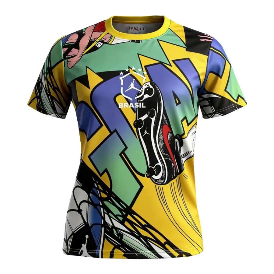 Mens Brazil Home Long Sleeve Jersey FIFA World Cup 2026 Mens Brazil Home Long Sleeve Jersey FIFA World Cup 2026