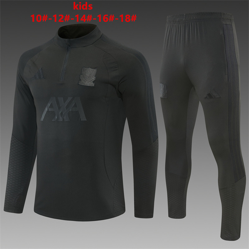 Kids Liverpool Training Suit Black 2026/27 Kids Liverpool Training Suit Black 2026/27