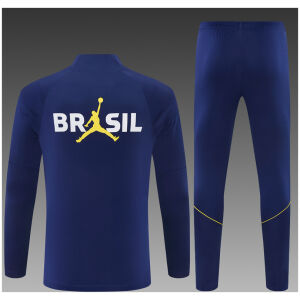 Kids Brazil x Jordan Training Suit Royal 2026