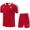 Mens Manchester United Short Training Suit Red 2025/26