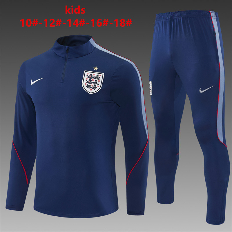 Kids England Training Suit Royal 2026 Kids England Training Suit Royal 2026