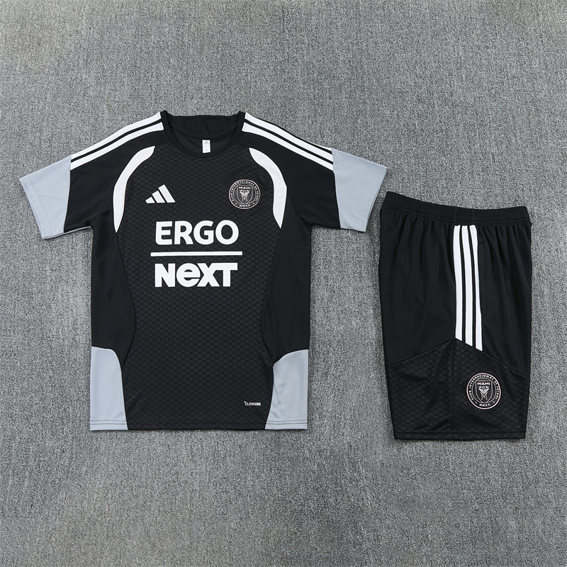 Kids Inter Miami C.F. Short Training Suit Black 2026/27 Kids Inter Miami C.F. Short Training Suit Black 2026/27