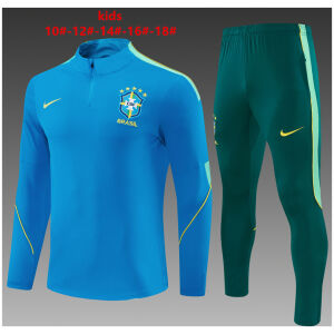 Kids Brazil Training Suit Sky Blue 2026