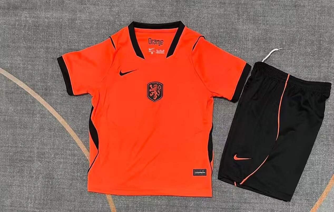 Premium Kids Netherlands Home Jersey FIFA World Cup 2026 โ Official Oranje Football Kit Premium Kids Netherlands Home Jersey FIFA World Cup 2026 โ Official Oranje Football Kit