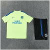 Kids Atletico Madrid Short Training Suit Light Green 2026/27 Kids Atletico Madrid Short Training Suit Light Green 2026/27