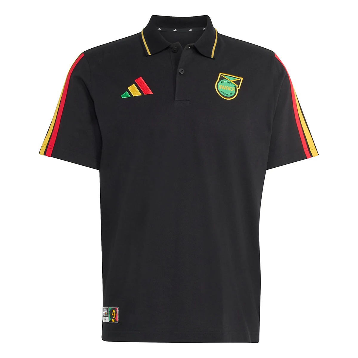 Mens Jamaica Polo Shirt Black FIFA World Cup 2026 Mens Jamaica Polo Shirt Black FIFA World Cup 2026