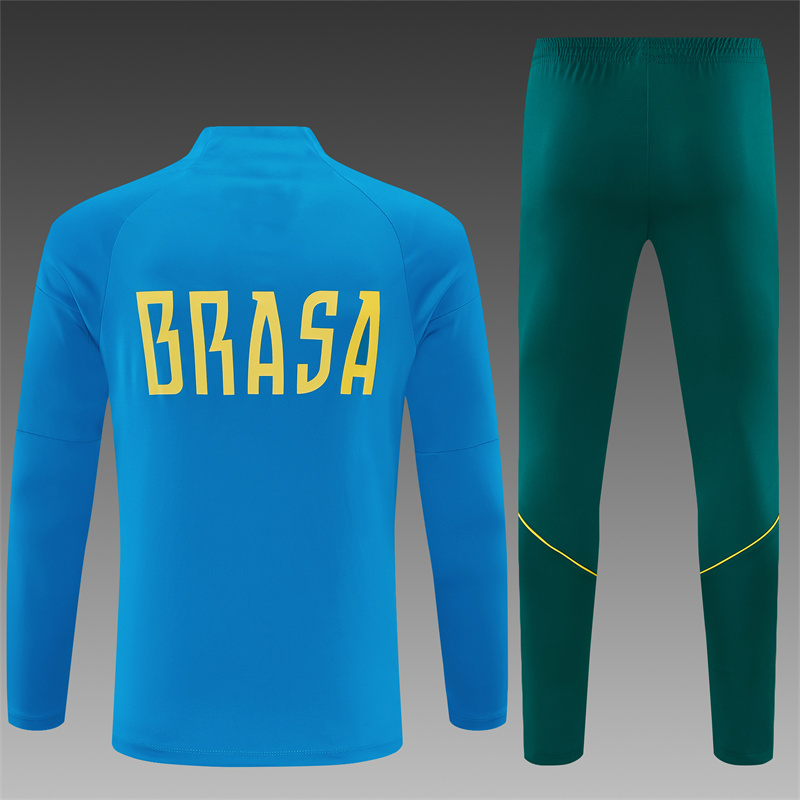 Kids Brazil Training Suit Sky Blue 2026 Kids Brazil Training Suit Sky Blue 2026