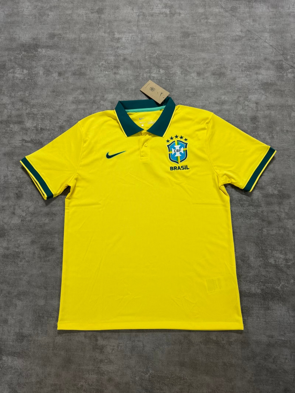 Mens Brazil Polo Shirt Yellow FIFA World Cup 2026 Mens Brazil Polo Shirt Yellow FIFA World Cup 2026