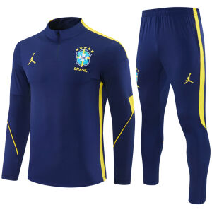 Mens Brazil x Jordan Training Suit Royal 2026